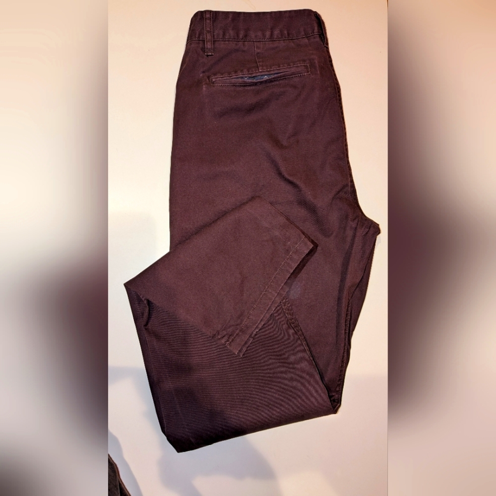 Bonobos Dark Plum Slim Chinos